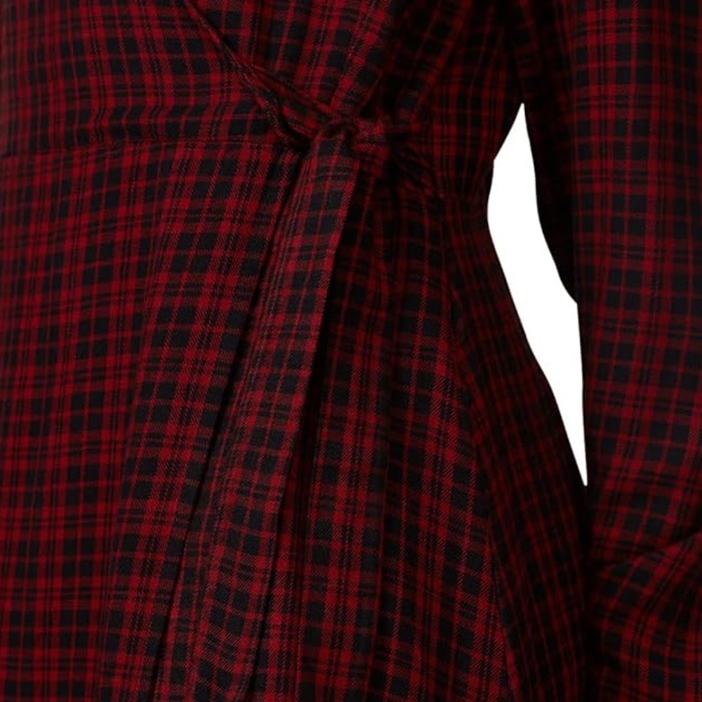 Sanctuary Checkered Long Sleeve Dress - Picture 11 of 12